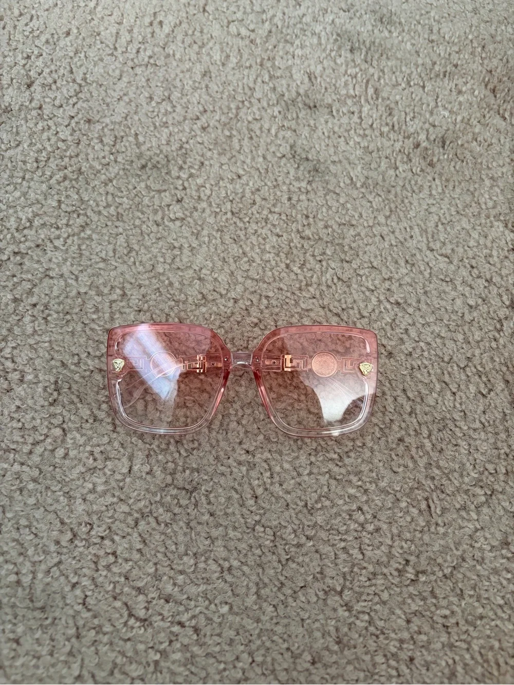 Pink Oversized Square Sunglasses - Women Accessories
